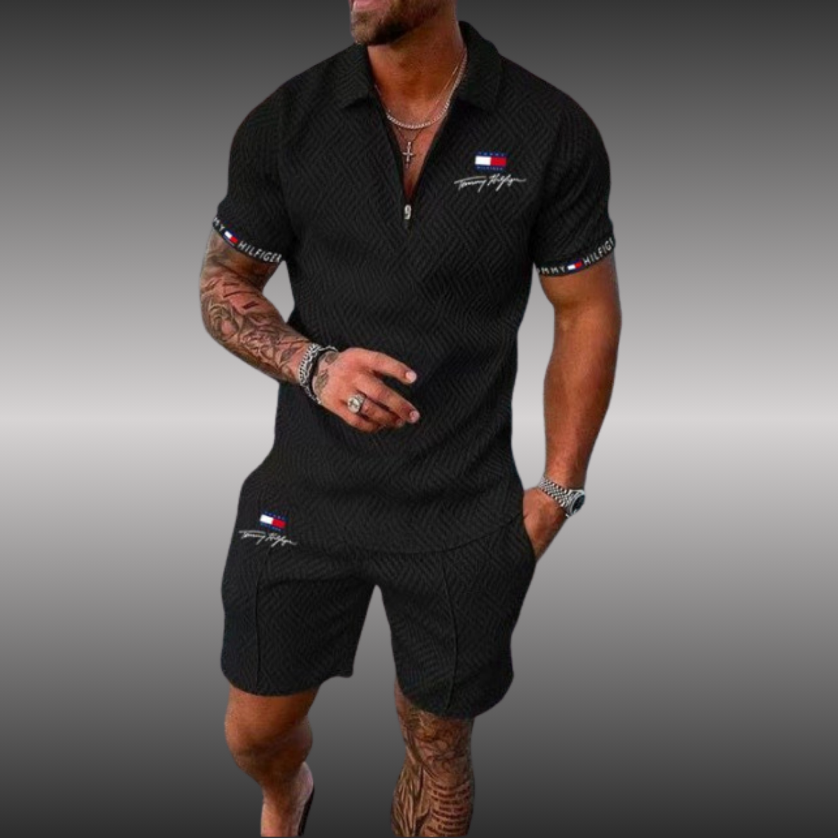 TOMMY FASHION Polo + short assorti