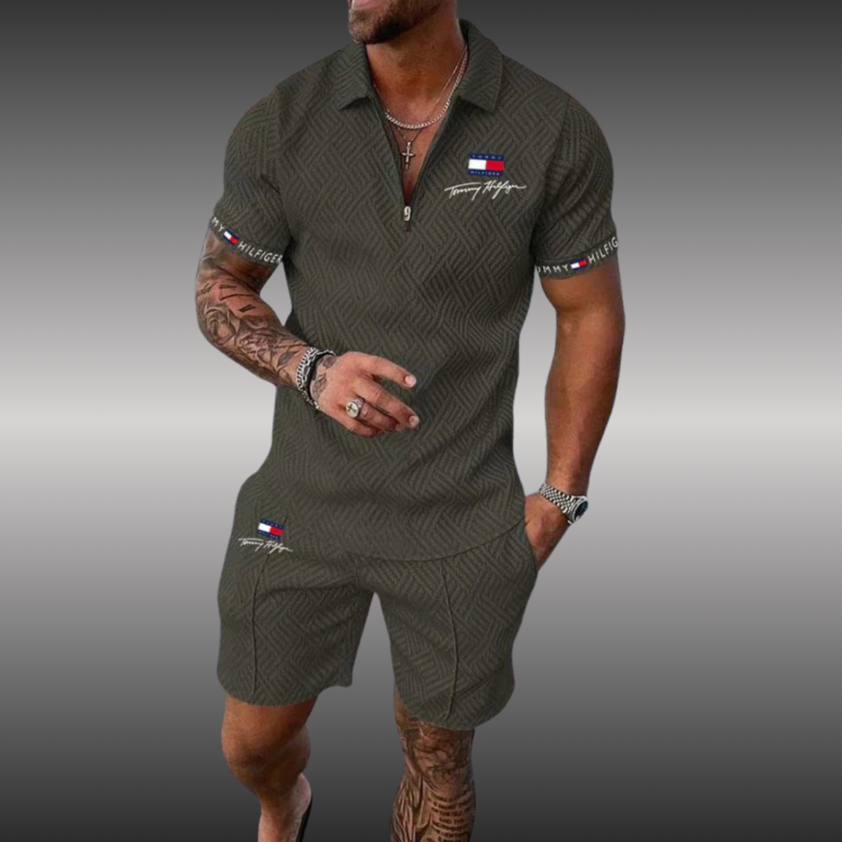 TOMMY FASHION Polo + short assorti