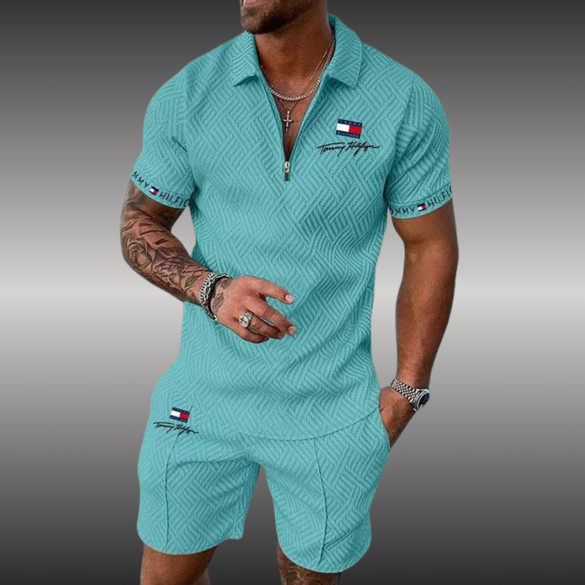 TOMMY FASHION Polo + short assorti