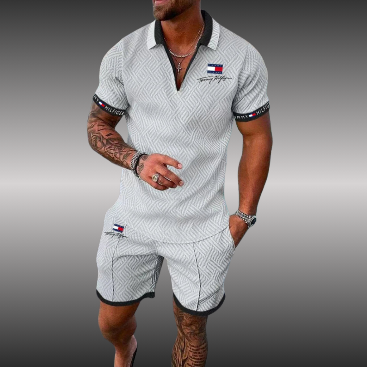 TOMMY FASHION  Polo + short assorti